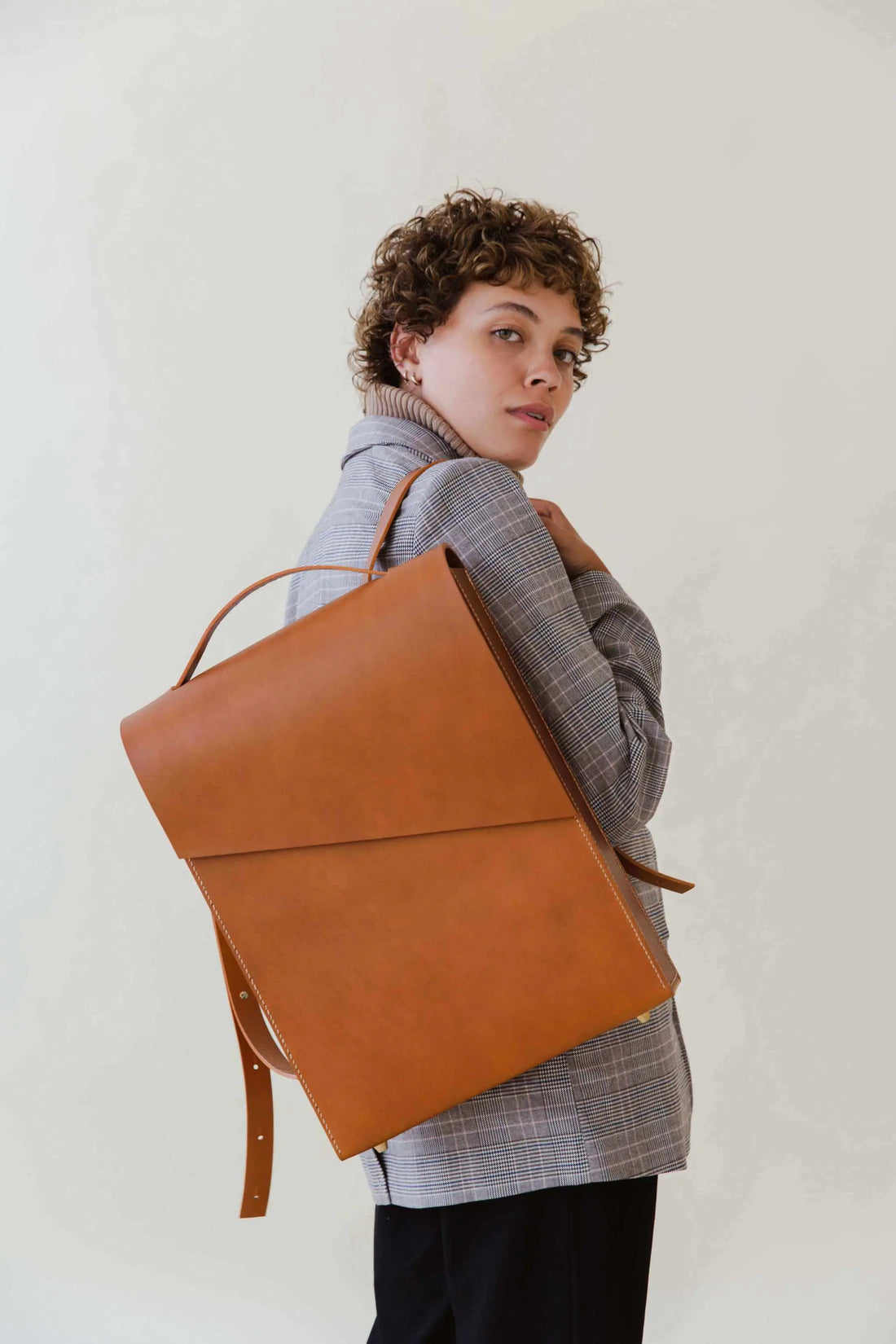 best minimalist leather backpack Fletcher Knapsack. The in a Variety of Colors Handcrafted from sustainable Italian leather Minimalist Leather Backpack Leather