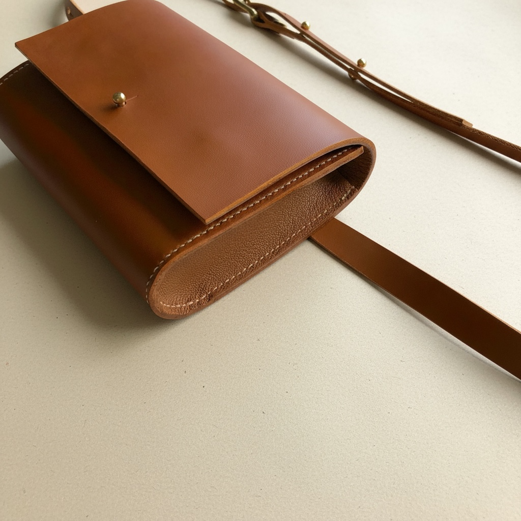 Sedna Tan Leather Bum Bag CARV