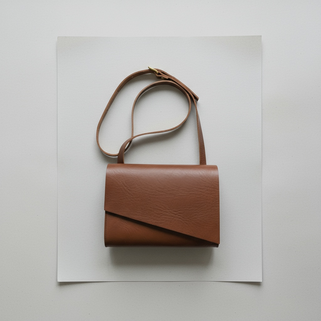 Pioneer Midi Chestnut Tan Leather Crossbody Bag CARV