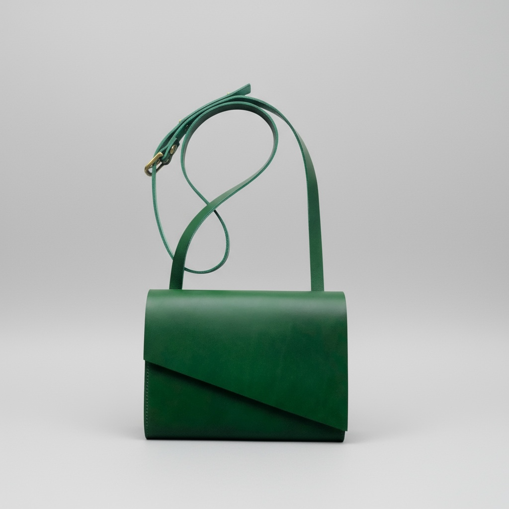 Pioneer Mini Green Leather Crossbody Bag CARV