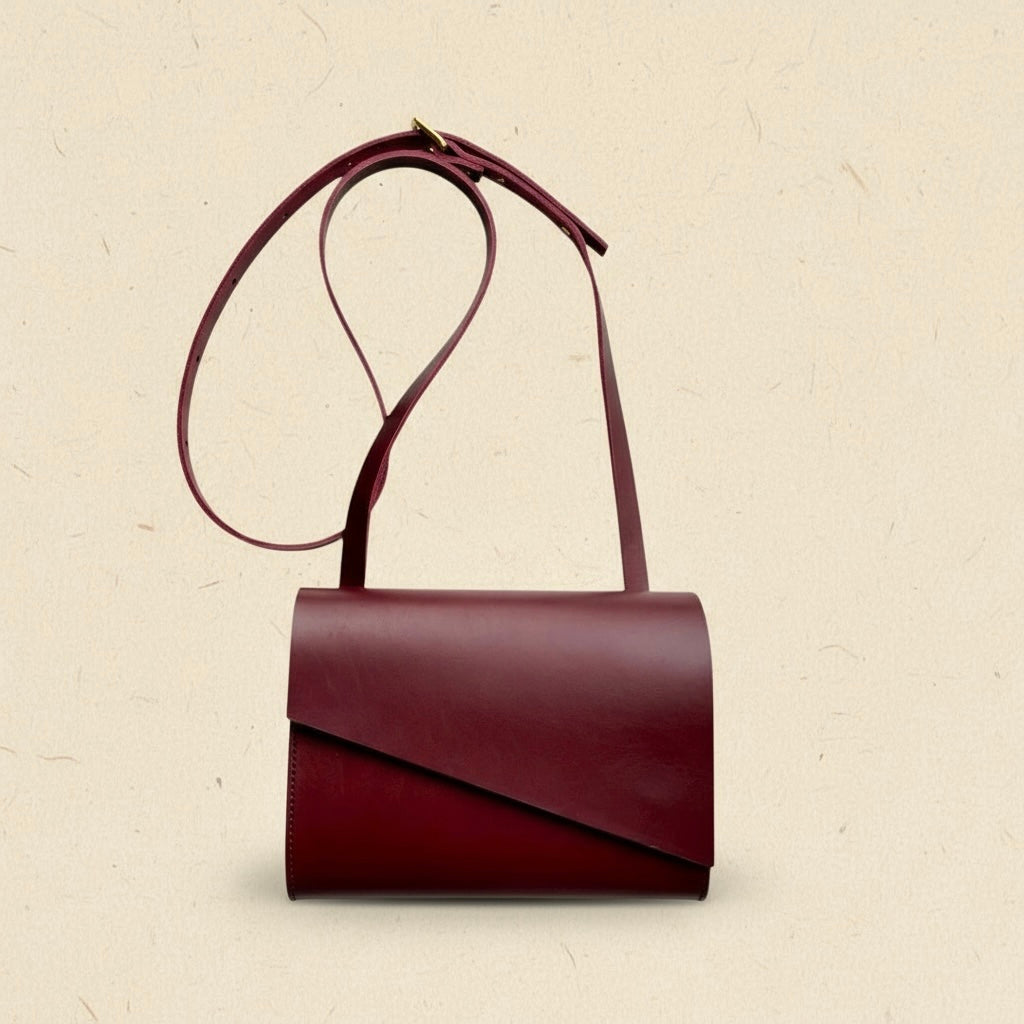 Pioneer Mini Red Leather Crossbody Bag CARV
