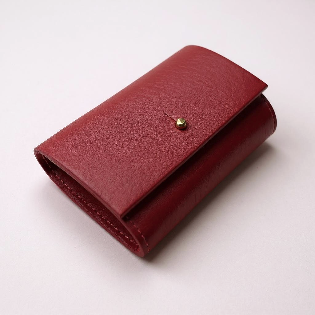 Nomad Mini Leather Women's Wallet in Green or Red CARV