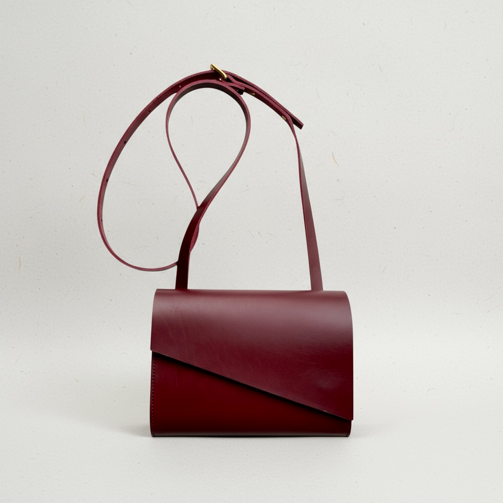 Pioneer Mini Red Leather Crossbody Bag CARV