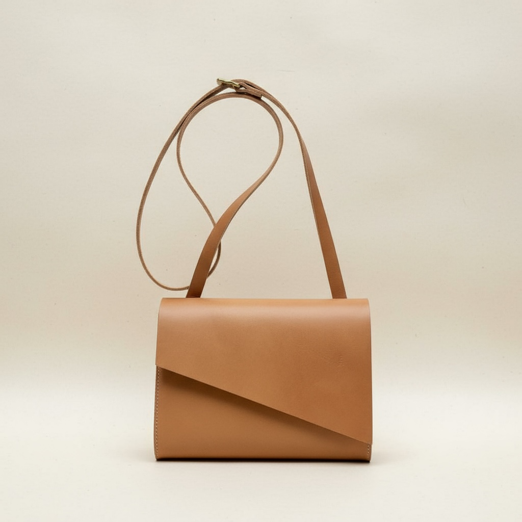 Pioneer Mini Leather Crossbody Bag in Sand CARV