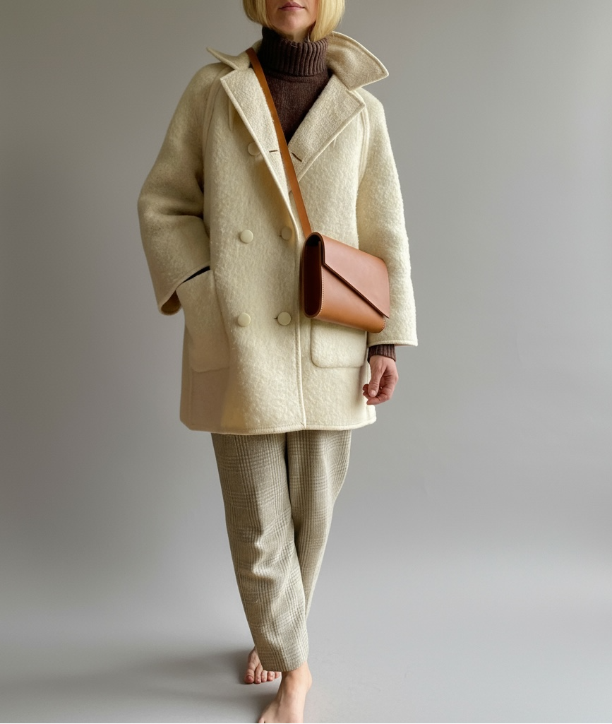 Pioneer Mini Leather Crossbody Bag in Sand CARV