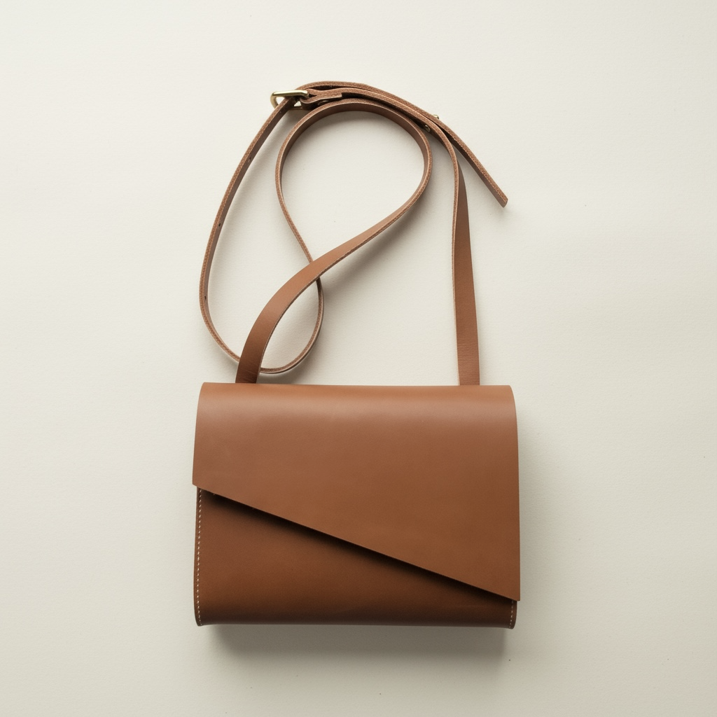 Pioneer Mini Tan Leather Crossbody Bag CARV