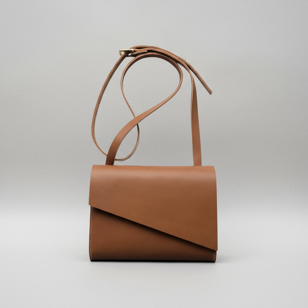 Pioneer Mini Tan Leather Crossbody Bag CARV